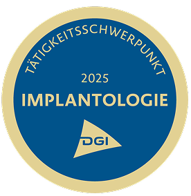 DGI Siegel Schwerpunkt Implantologie